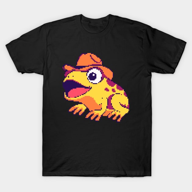 Frog with hat T-Shirt by valentinahramov